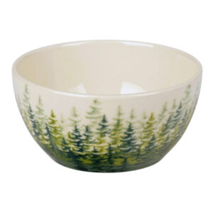 Salaterka ceramiczna ręcznie malowana 11,5 Olimp Forest Green