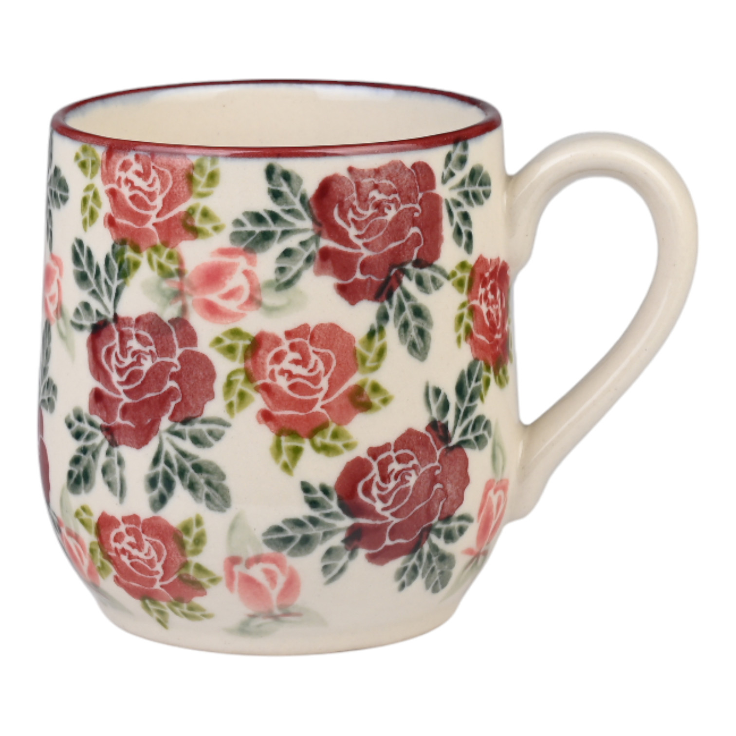 Kubek ceramiczny ręcznie malowany 0,3L Olimp Rose