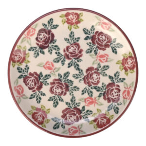 Talerz ceramiczny ręcznie malowany 17 deserowy Olimp