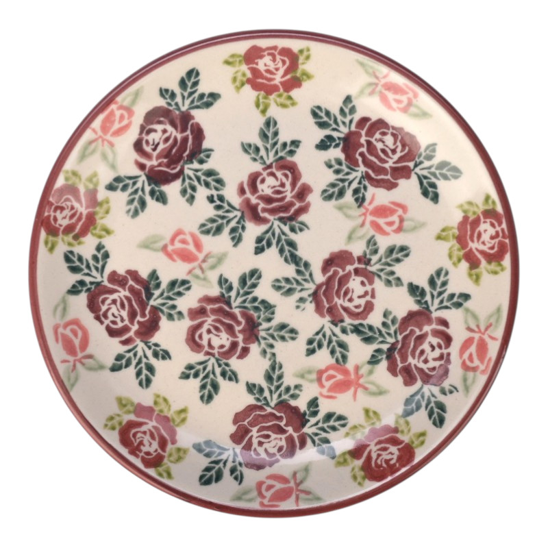 Talerz ceramiczny ręcznie malowany 17 deserowy Olimp