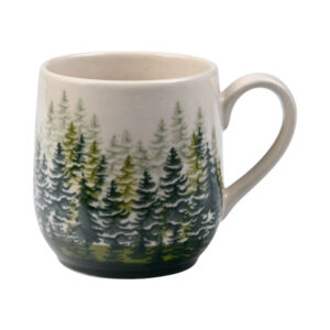 Kubek ceramiczny ręcznie malowany 0,3L Olimp Forest Green