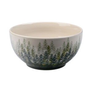 Salaterka ceramiczna ręcznie malowana 14,5 Olimp Forest Green
