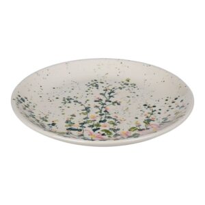 Talerz ceramiczny ręcznie malowany 17 deserowy Olimp Amelia bok