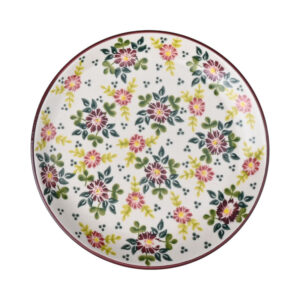 Talerz ceramiczny ręcznie malowany 17 deserowy Olimp Velvet